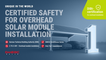DMEGC one of world’s first Tier 1 solar manufacturers to win esteemed DIBt quality certification